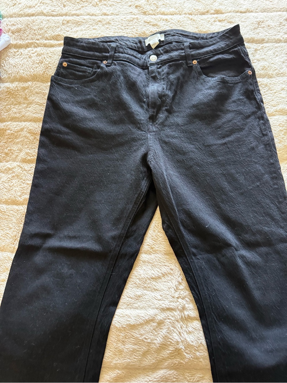 H&M Men’s Black Straight Jeans